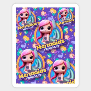 Kawaii Mermaid Sticker